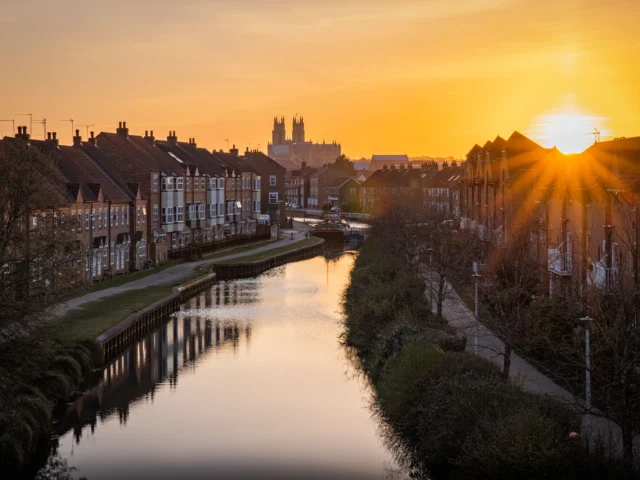 Sunset over Beverley Beck
