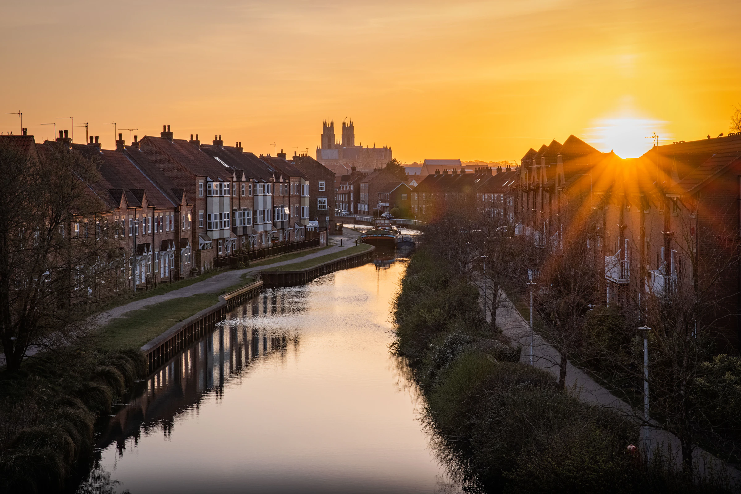 Sunset over Beverley Beck